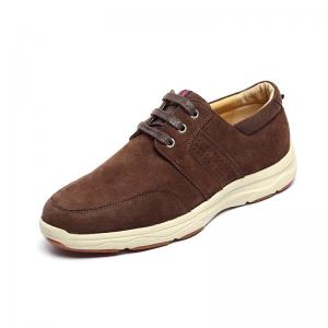 Antiskid Breathable Leather Casual Shoes Pigskin Lining