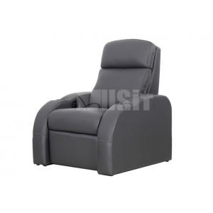 China Premium Leather Electric Recliner Couch Chair Push Headrest Commercial Furniture supplier