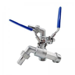 China SS304 Garden Water Faucet 3/4 T Handle 1/2 Inch Tap Suitable for Various Applications supplier