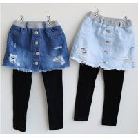 China Slim Fit Stretch Denim Skirt Pants Girls Fashion Kids Jeans Jrt11 on sale