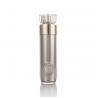 Round Gold Acrylic Cosmetic Airless Pump Bottle 50ml 100ml