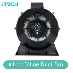 Industry IP44 639CFM Low Noise High Temperature 8 Inch Duct Booster Fan