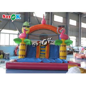 Blow Up Slip N Slide Commercial Inflatable Slide Colorful PVC Tarpaulin Inflatable Bouncer Slide With Pool Set