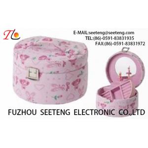China High end and elegant PU leather jewelry box for wholesale from manufacturer wholesale