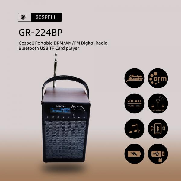 World Band Portable Digital Radio Player Gospell DRM Receiver