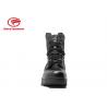 China Cordura Upper Leather Military Boots Steel Shank , Mens Trendy Combat Boots Lace Up wholesale