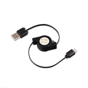China Tape Measure Fast Charging Mobile USB Cables Retractable USB To Type C Cable ABS Shell supplier