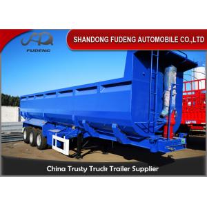 Stone Transport 6mm Side Wall 3 Axle Q345B Tipping Trailer