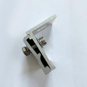 1.5KN/M2 Snow Load Solar Module Clamps Solar Roof Mounting Hardware Polished