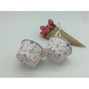 China Cute Souffle PET Baking Cups Decorative Paper Cupcake Holders Eco - Friendly supplier