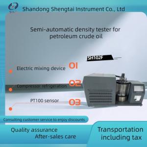 China Crude Oil Testing Equipment SH102F Petroleum crude oil semi-automatic density tester Compressor refrigeration 0-90 ℃ supplier