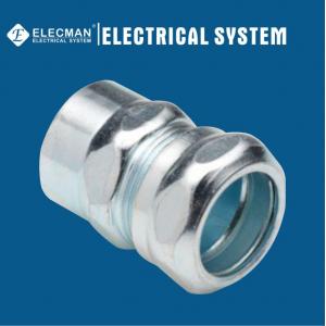 Steel EMT Conduit Fittings Compression to IMC / Rigid Threaded Coupling