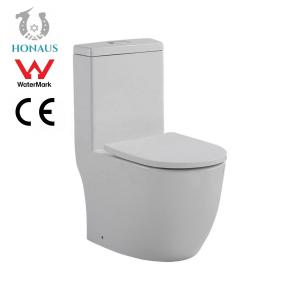 ISO American Standard 1 Piece Toilet Floor Mounted Commode One Piece Glazed