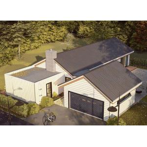 New Zealand Standard Single Storey Light Steel Frame Prefab Villa For Family