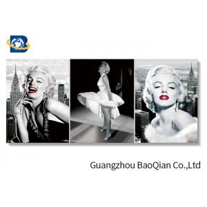 3d Stereograph Printing / Pictures , Lenticular Famous Figure 3d Picture Of Beautiful Girl