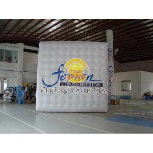 Customized Inflatable advertising helium cube balloon with four sides digital printing