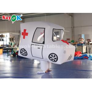 Modelo inflável feito sob encomenda gigante da ambulância dos produtos para a promoção