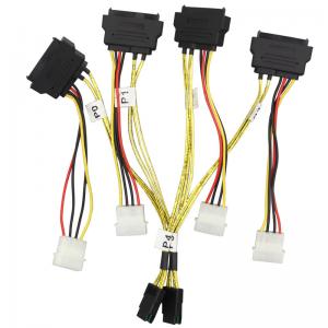 Industrial Wire Harness Motherboard Hard Disk Data Micro Sata Power Cable