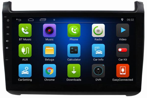 Ouchuangbo car gps radio dual zone android 8.1 for Volkswagen Polo 2011 with 4 Core CPU BT SWC USB android phone