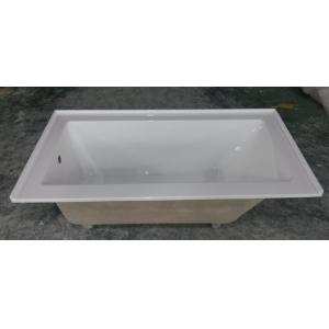 cUPC drop in acrylic sitting bathtub 3 sides tile flange North-America tub