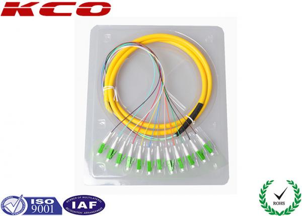 LC Optical Fiber Pigtail / Optical Fiber Fanout Pigtail Fiber Optic Connectors