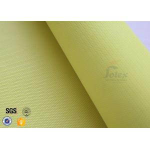 Yellow PU Fiberglass Cloth 530gsm 0.45mm Spark Welding Blanket Materials