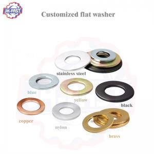 China Steel DIN125 a Zinc Plated Silver Flat Washer M8 M10 M12 M16 M20 Galvanized Plain Washers supplier