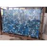 2cm Thickness Natural Blue Agate Slab For Mall Decoration CE Certificated