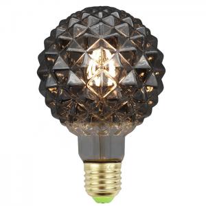 China Smoky Pineapple G95 Edison Filament Bulbs 6500k  E27 Led Filament Bulb Dimmable supplier