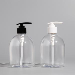 16 oz 500ml empty pump dispenser bottle for hand sanitizer 500ml bottle PET Transparency