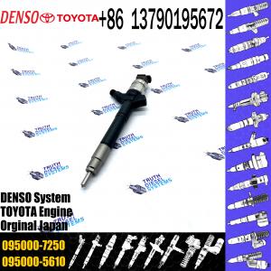 High Quality Common Rail Injector 095000-7250 095000-7600 095000-7610 for 1VD Diesel Nozzle Assembly
