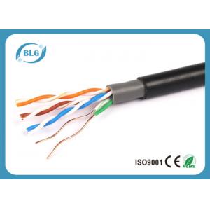 China Double Jacketed Cat5e Network Cable UTP 4 Pairs Full Copper UV Resistant supplier