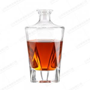 China Transparent Champagne Wine Glass Bottles 500ml 750ml with Rubber Stopper Sealing Type supplier