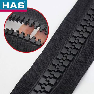 #5 Cerradura de plástico Dientes de maíz Cerraduras de plástico con extremo abierto personalizadas