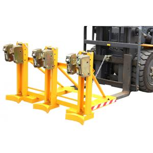 1080Kg Loading Capacity Forklift Drum Attachment , Purely Mechanical