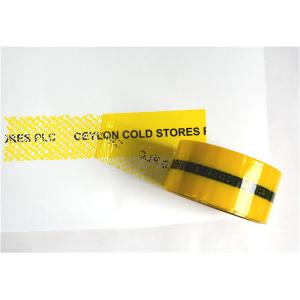 China Customized OPENVOID Tamper Evident Security Tape / PET Packing Adhesive Tape supplier