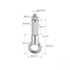 China Brass+Iron Material Grip Wire Grippers For Stainless Steel Cable YW86416 supplier