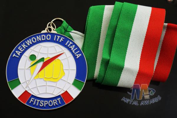 Taekwondo Racing Marathion Swiming Custom Sports Medals Soft Enamel Transparents