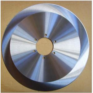 China Solid Carbide Tipped Cloth Cutting Knife , Round Rotary Cutter Blades supplier