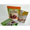 Dried Food Plastic Pouches Packaging Matt Cookie Mylar Foil Pouch For Long Term