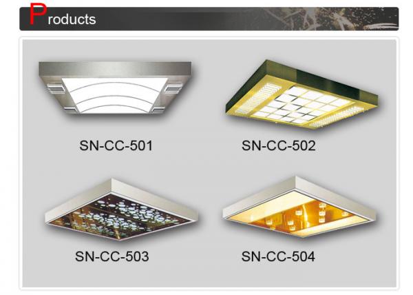 Stainless Steel Frame Car Ceiling Acrylic Top Panel For Cabin