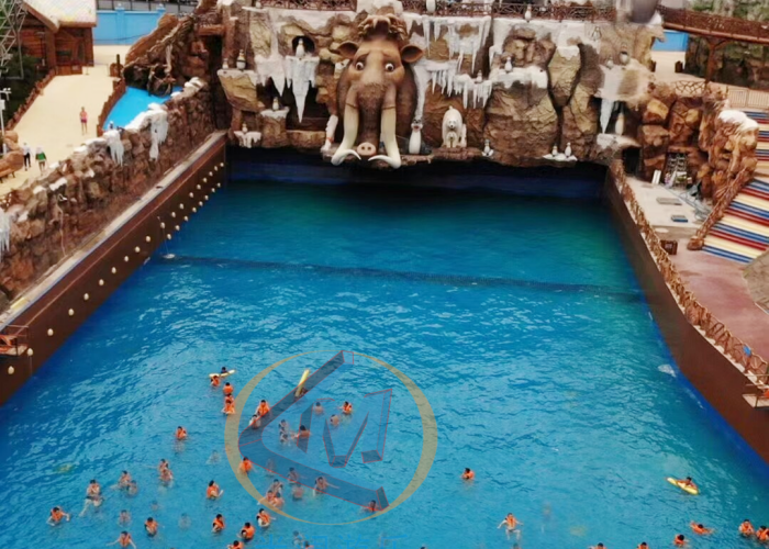 China Theme Park Water Surfing Machine Central Control 1.8m Depth For Public wholesale