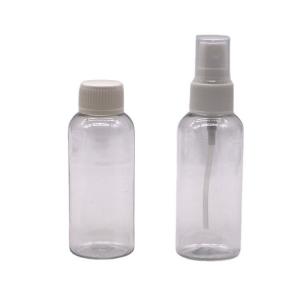 China 60mL PET Oil Pump Bottle Plastic Spray Bottles Alcohol Container Portable Spray Containers supplier