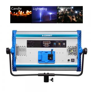 100w bi color soft LED Professional video studio camera light panel Photographic Lighting 10 Effects DMX