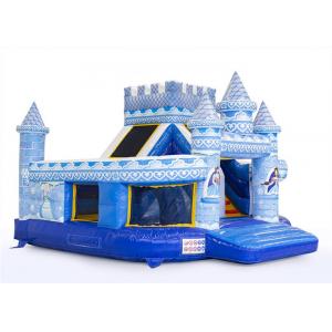 China 3D Cartoon Outdoor Inflatable Playground Frozen Princess Theme Quick Set Up supplier
