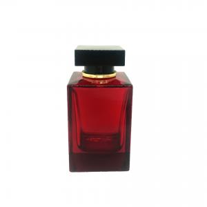 China 100ml Elegant Square Perfume Bottle, Glass Bottle, Spray, Sub Packaging, Bayonet, Empty Bottle wholesale