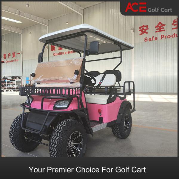 Customized Carbon Steel Chassis Electric Hunting Carts With Reverse Alarm System