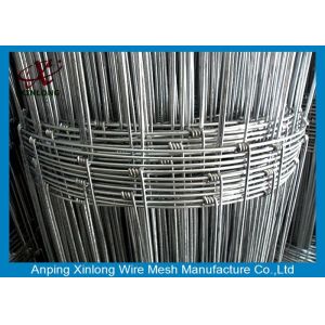 China Gisement en métal de résistance de la rouille clôturant, barrière tissée galvanisée de champ supplier