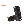 Black Excavator Spare Parts Silicone Engine Hose For VOE15084140 VOE11110495