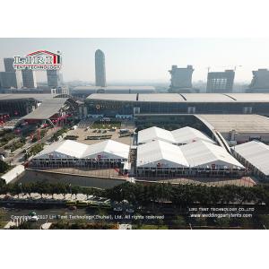 China 50m Span Width Outdoor Exhibition Tents For Canton Fair Trade Show supplier